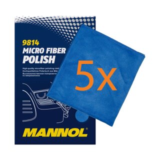 Mannol Micro Fiber Polisch 9814 5er Pack