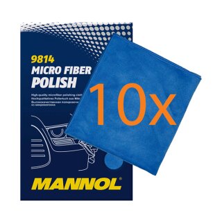 Mannol Micro Fiber Polisch 9814 10er Pack