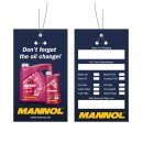 Mannol Ölwechsel Etikett  1801 10er Pack