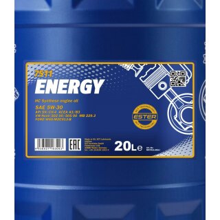Mannol Energy 5W30 20L