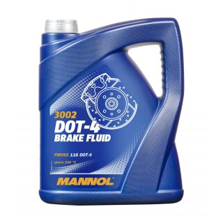 Mannol Bremsflüssigkeit DOT-4 5L